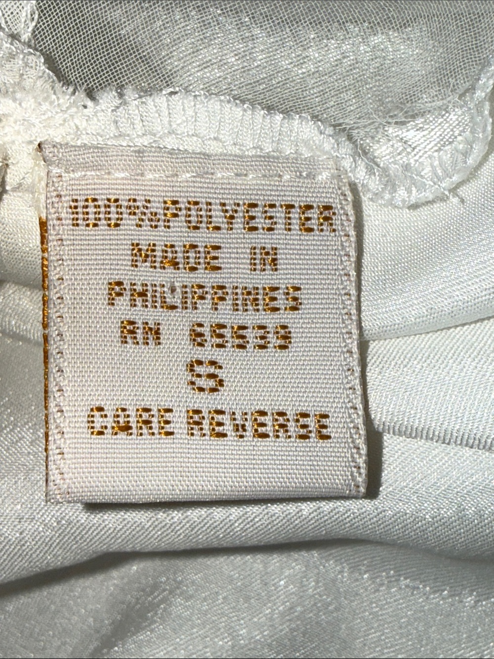 Vintage Victoria’s Secret Gold Label White Satin & Lace Slip Dress - Size Small - Picture 9 of 10